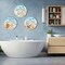 3-Piece Coastal Christmas Wall Decor Set – Beach Wall Art with Sea Turtle, Seahorse, Starfish, Surfboard & Seashells for Bathroom, Bedroom, and Home (Sand Dollar Style)